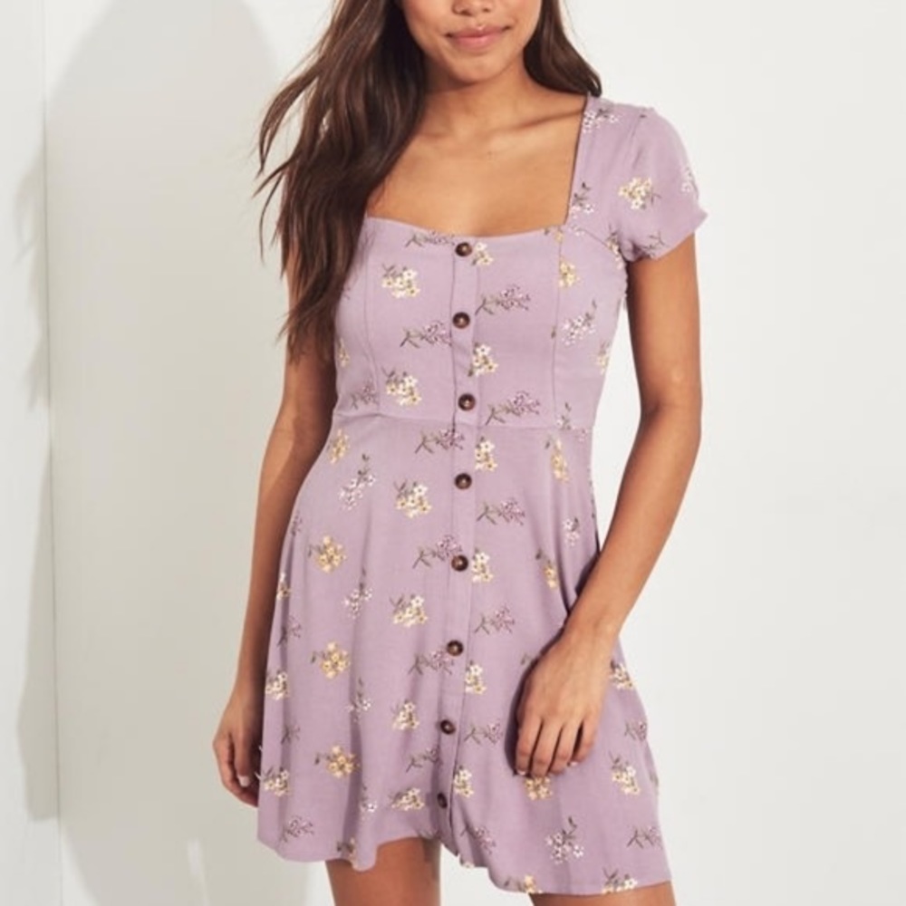 Hollister purple dress